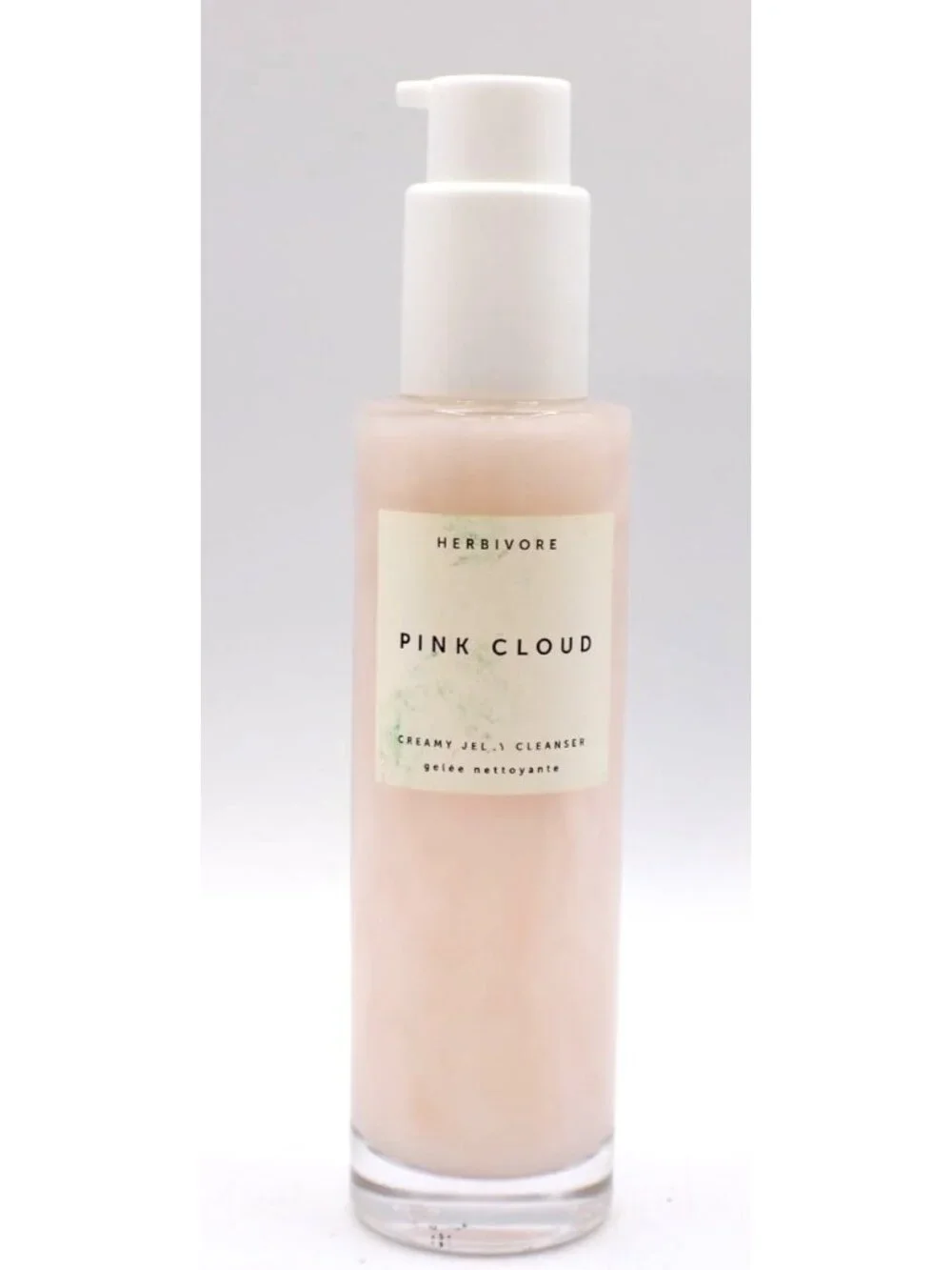 Herbivore Botanicals Pink Cloud Creamy Jelly Cleanser Face Wash Pump Bottle New